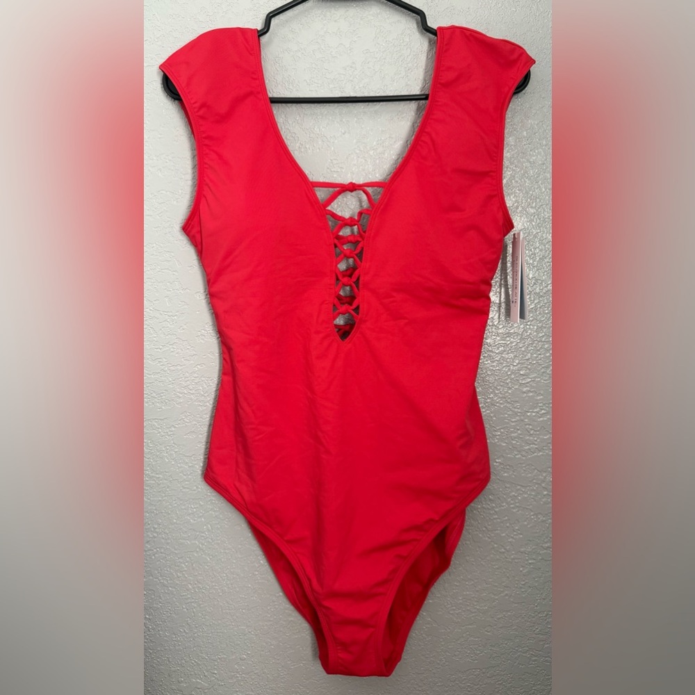 NWT Bleu Rod Beattie Carmine Swimsuit